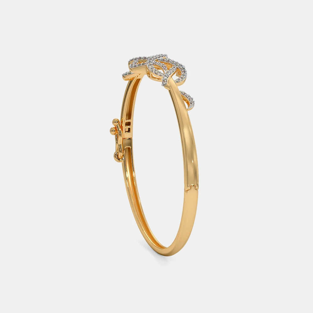 Radiant Diamond Elegance Bangle