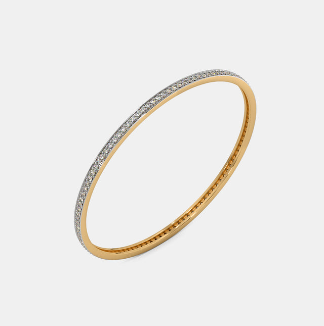 Sparkling Diamond Eternity Bangle