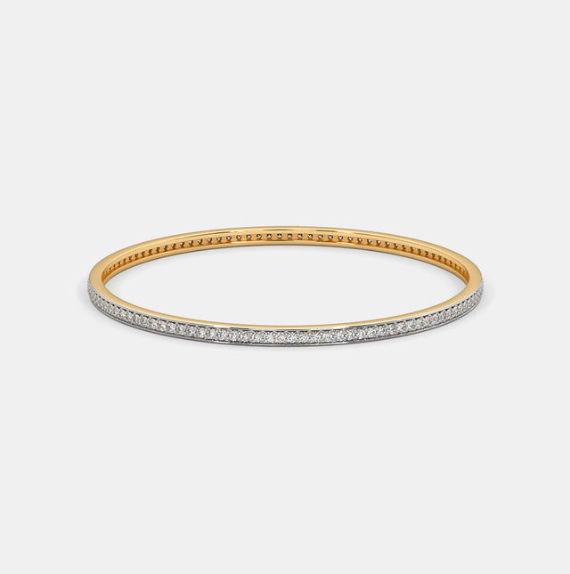 Sparkling Diamond Eternity Bangle