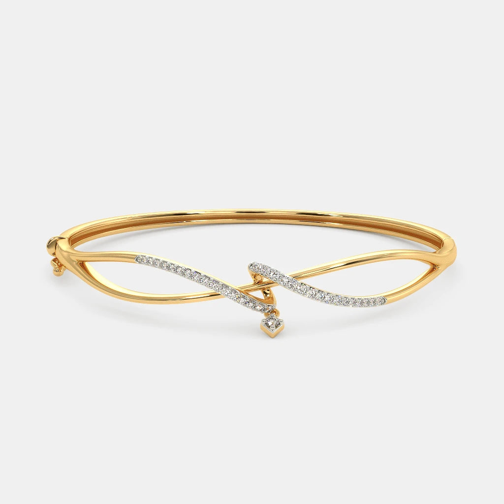 Refined Diamond Allure Bangle
