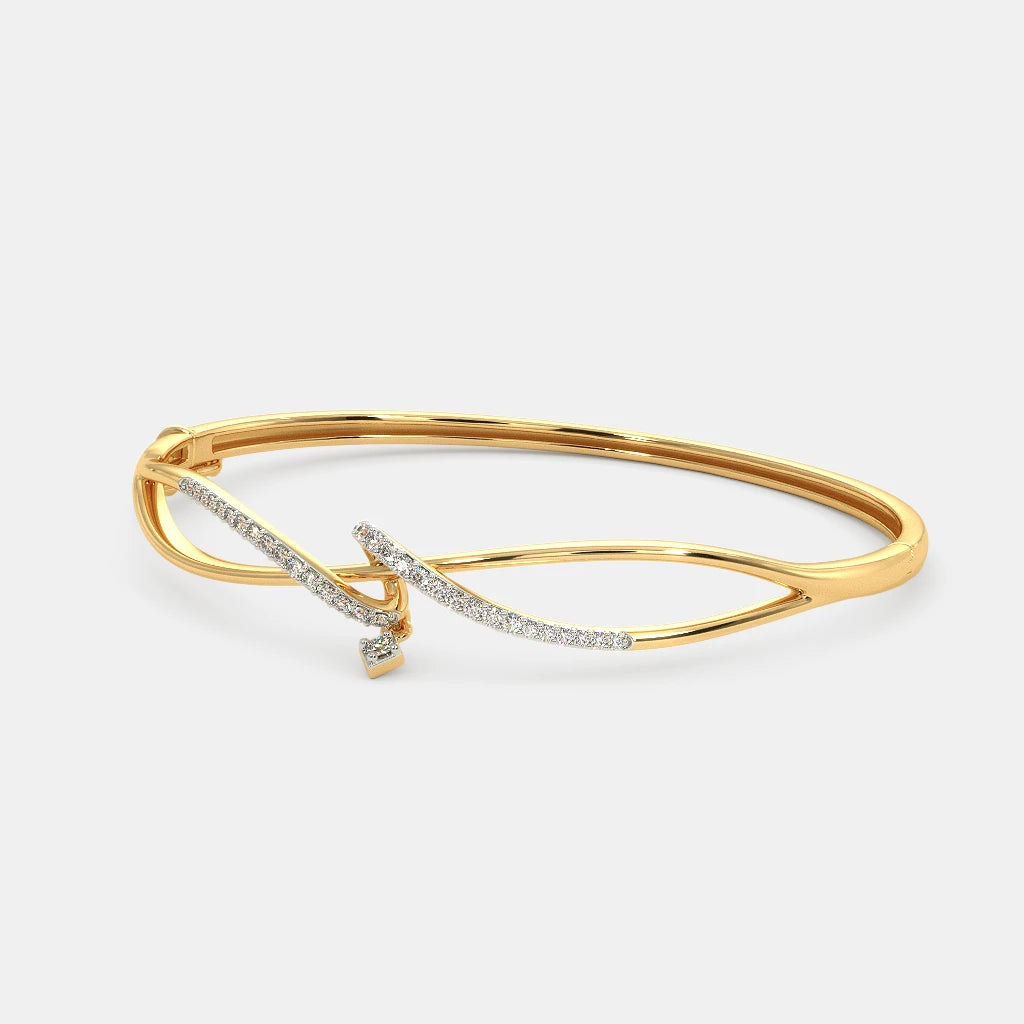 Refined Diamond Allure Bangle