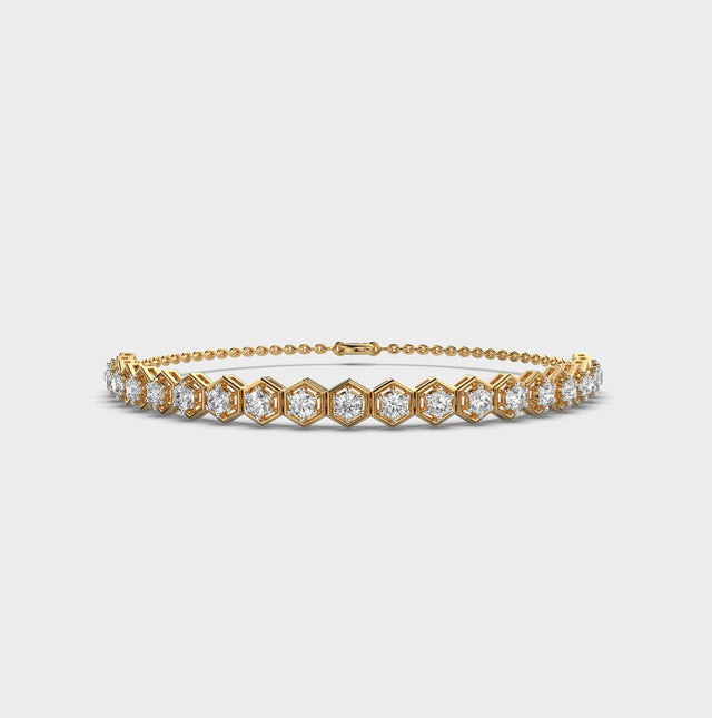 Sophisticated Spark Diamond Bracelet