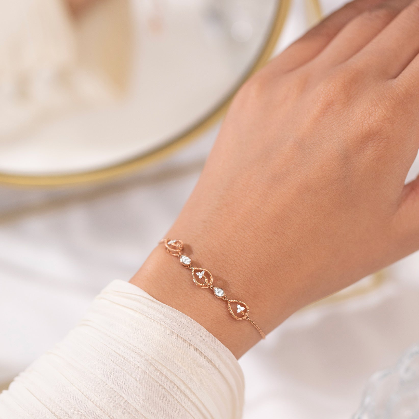 Starlight Elegance Diamond Bracelet