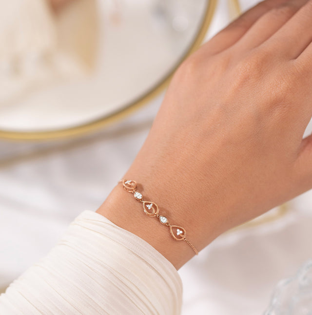 Starlight Elegance Diamond Bracelet