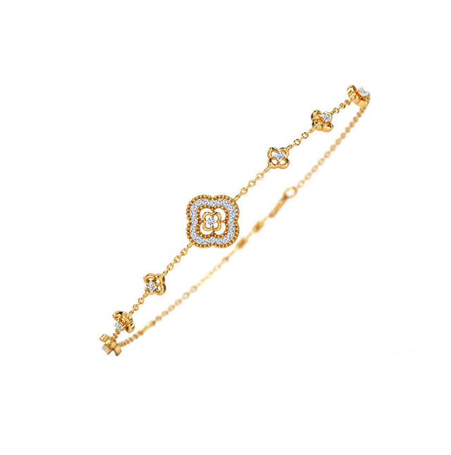 Heavenly Glimmer Diamond Bracelet