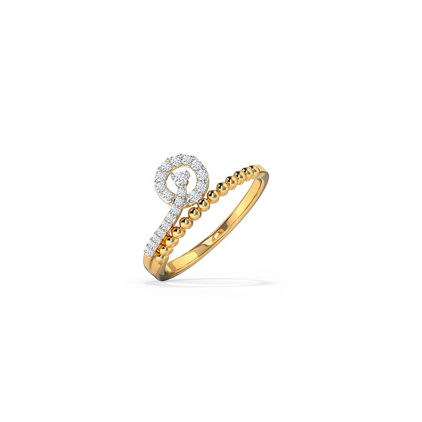 Sculpted in Sparkle: Designer Diamond Ring