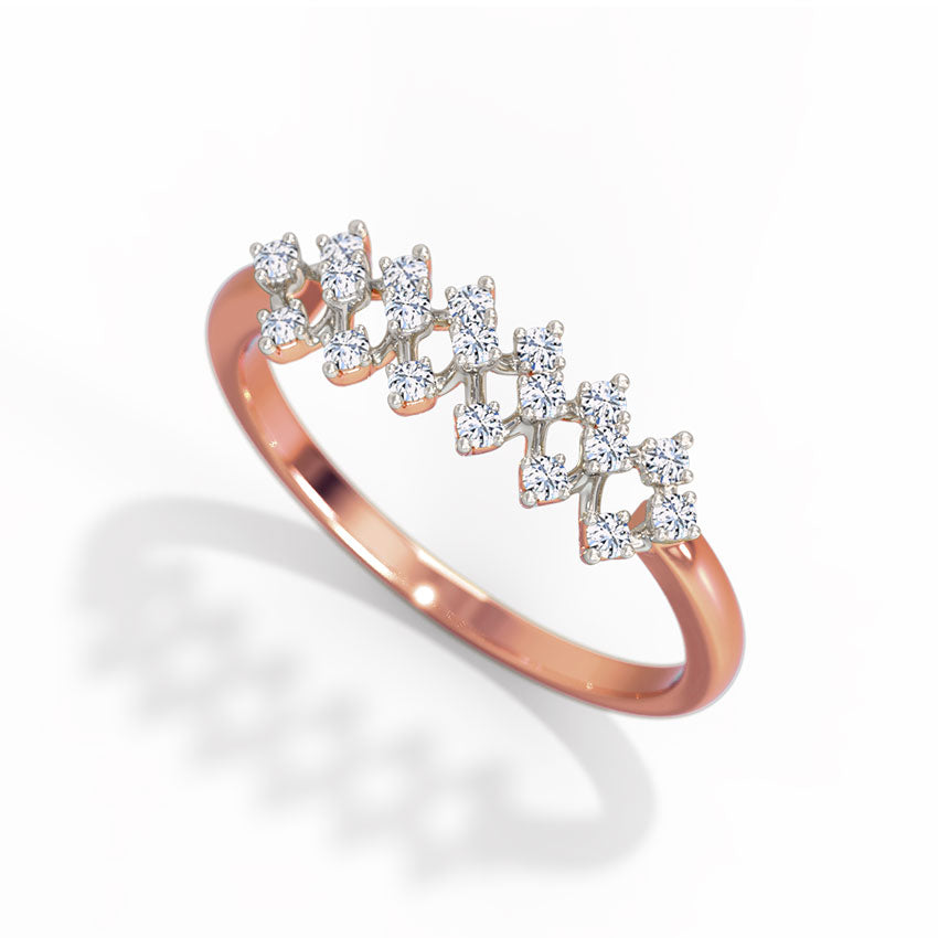 A Symphony of Diamonds: Designer Ring