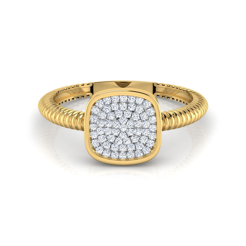 Luxurious Layers of Diamond: Designer Ring