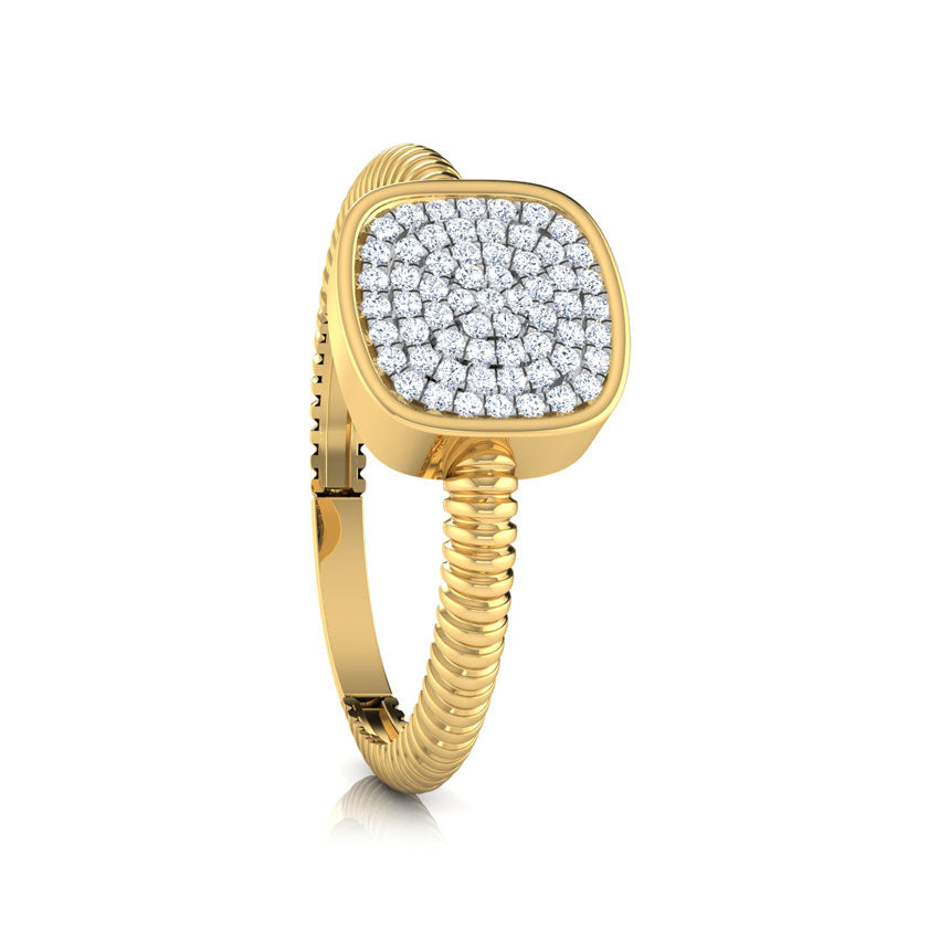 Luxurious Layers of Diamond: Designer Ring
