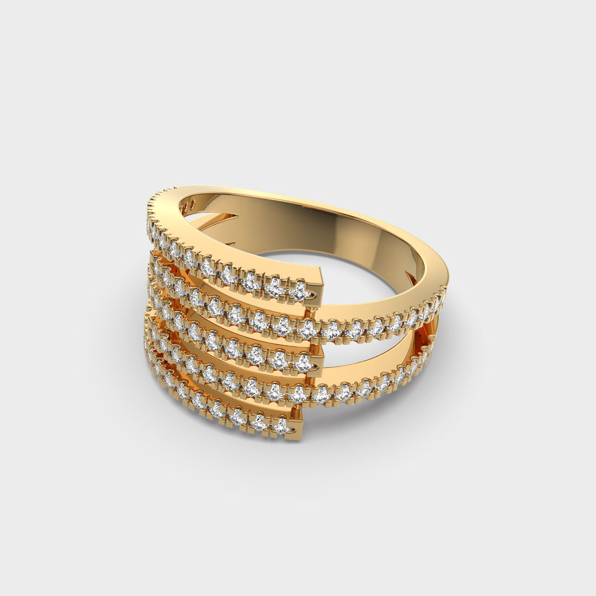 Sculpted in Perfection: Designer Diamond Ring