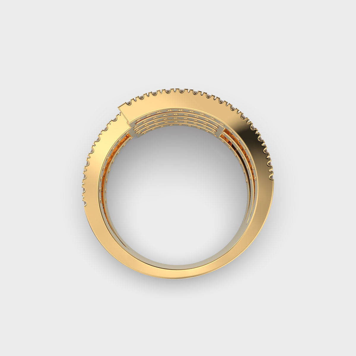 Sculpted in Perfection: Designer Diamond Ring