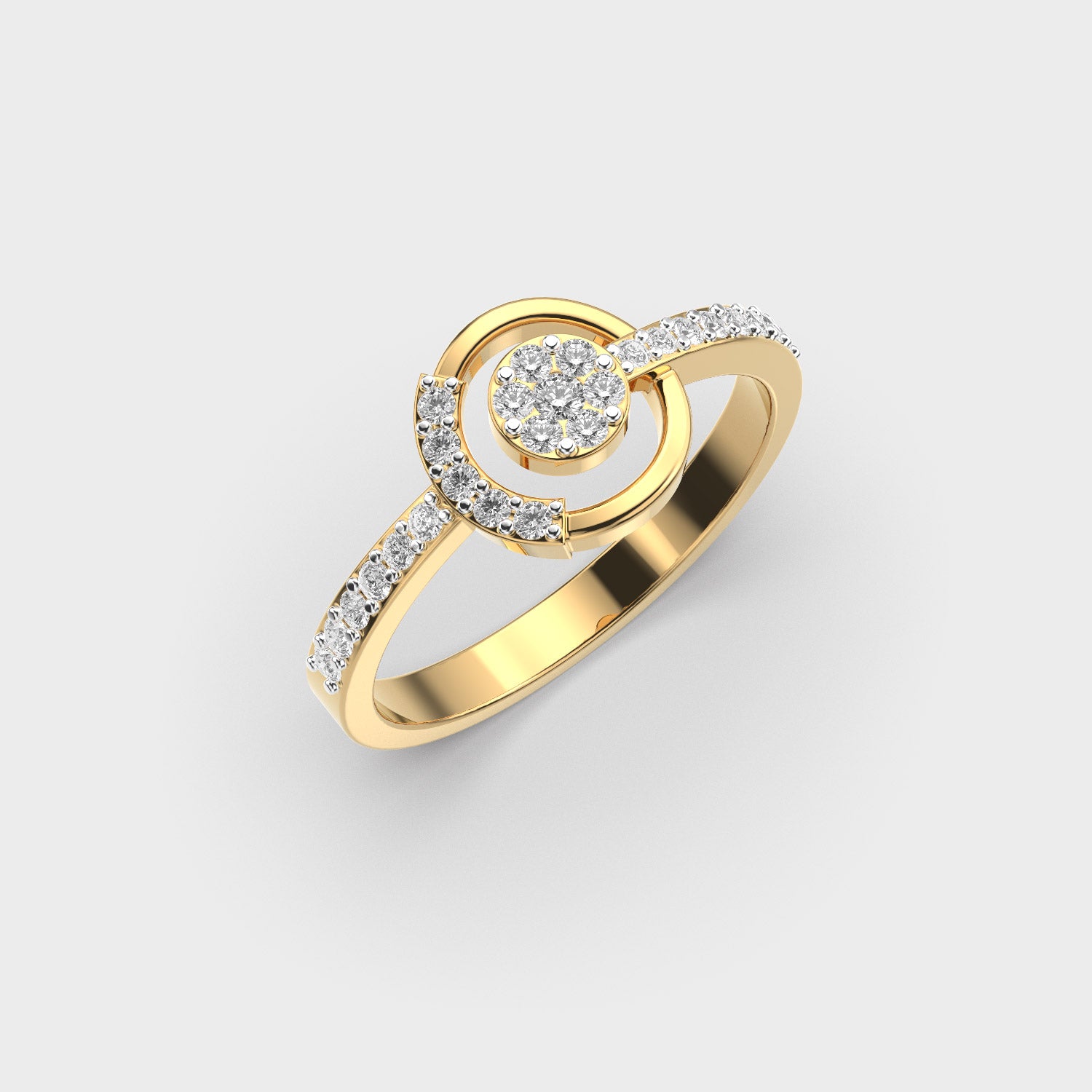 Radiate with Style: Designer Diamond Ring