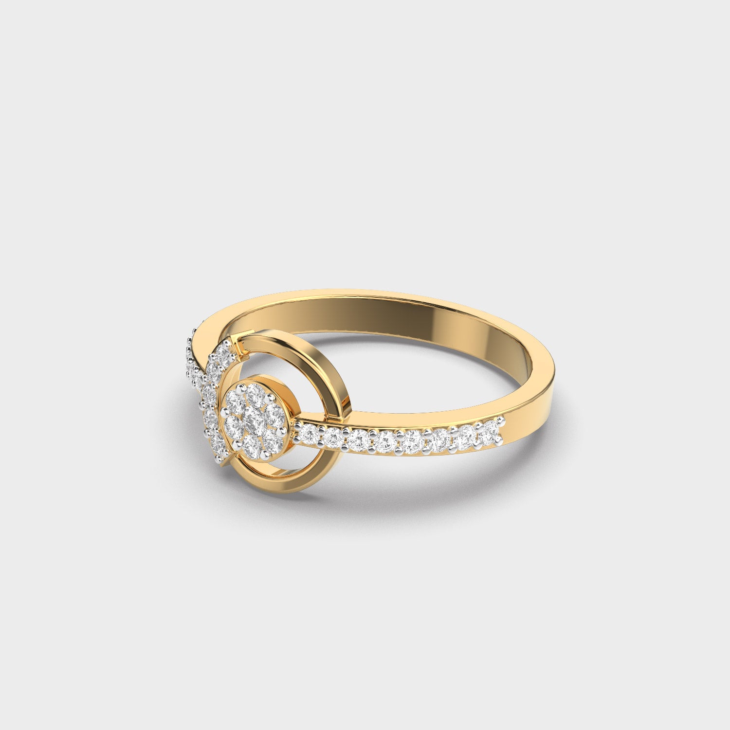 Radiate with Style: Designer Diamond Ring