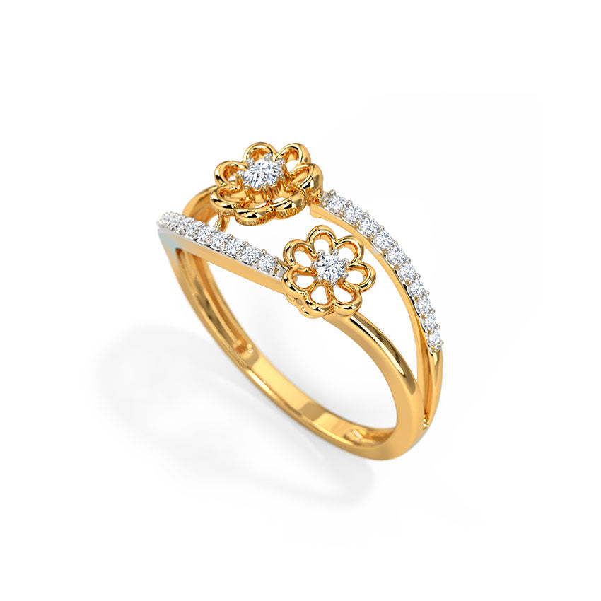 Sculpted Luxury: The Designer Diamond Ring