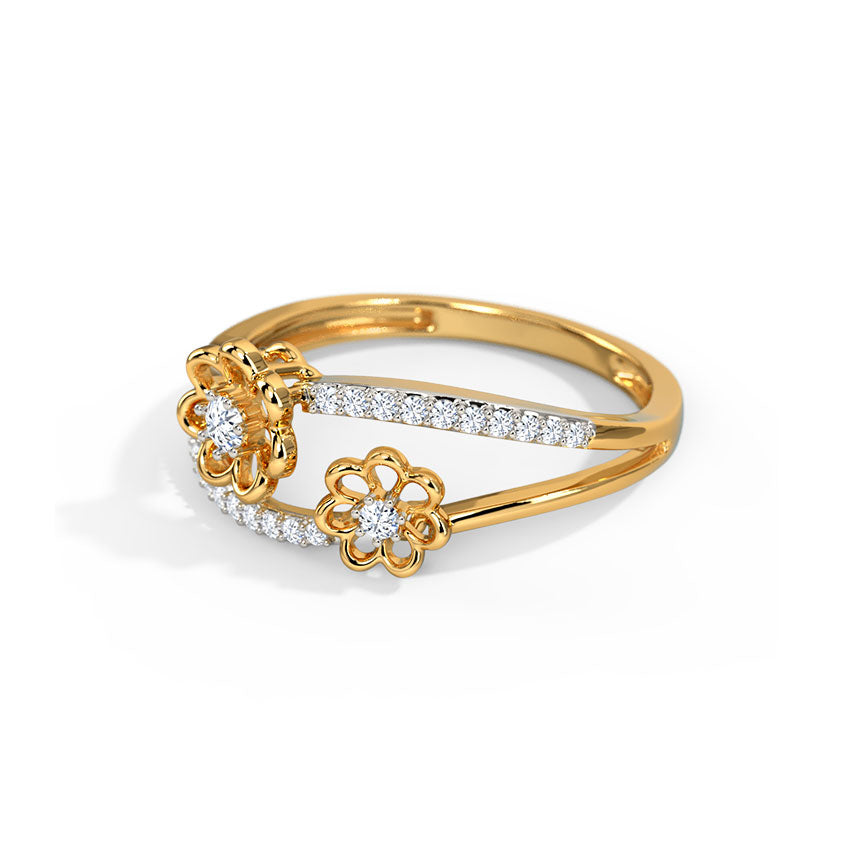 Sculpted Luxury: The Designer Diamond Ring