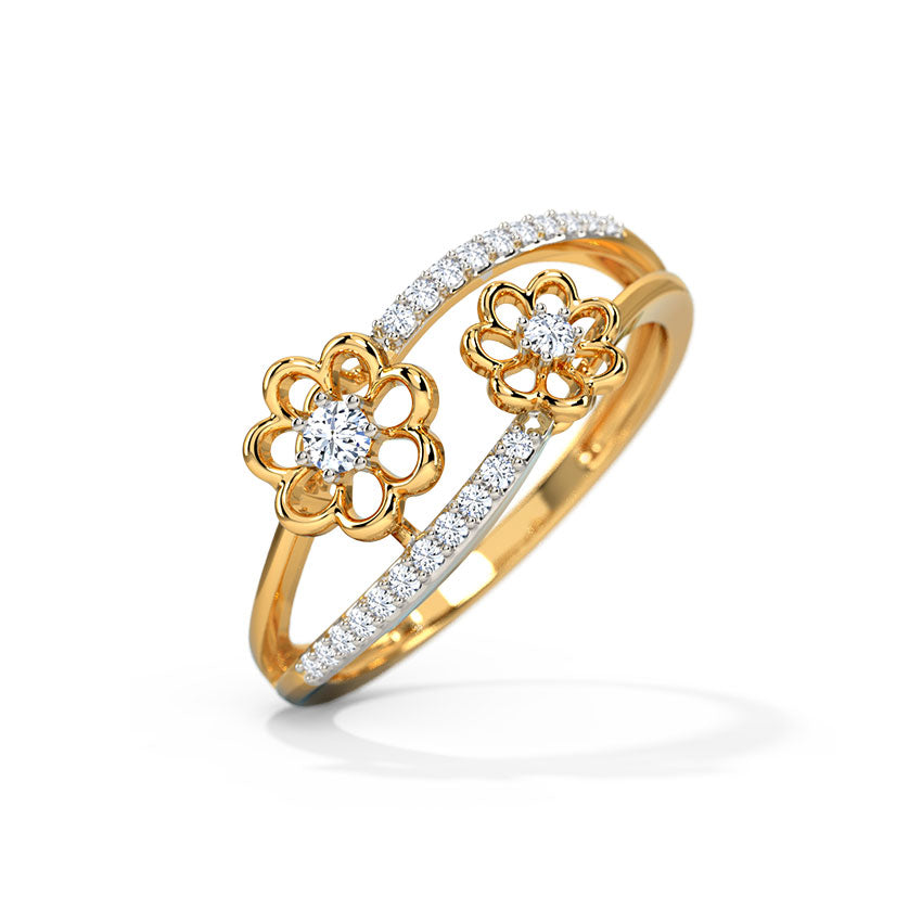Sculpted Luxury: The Designer Diamond Ring
