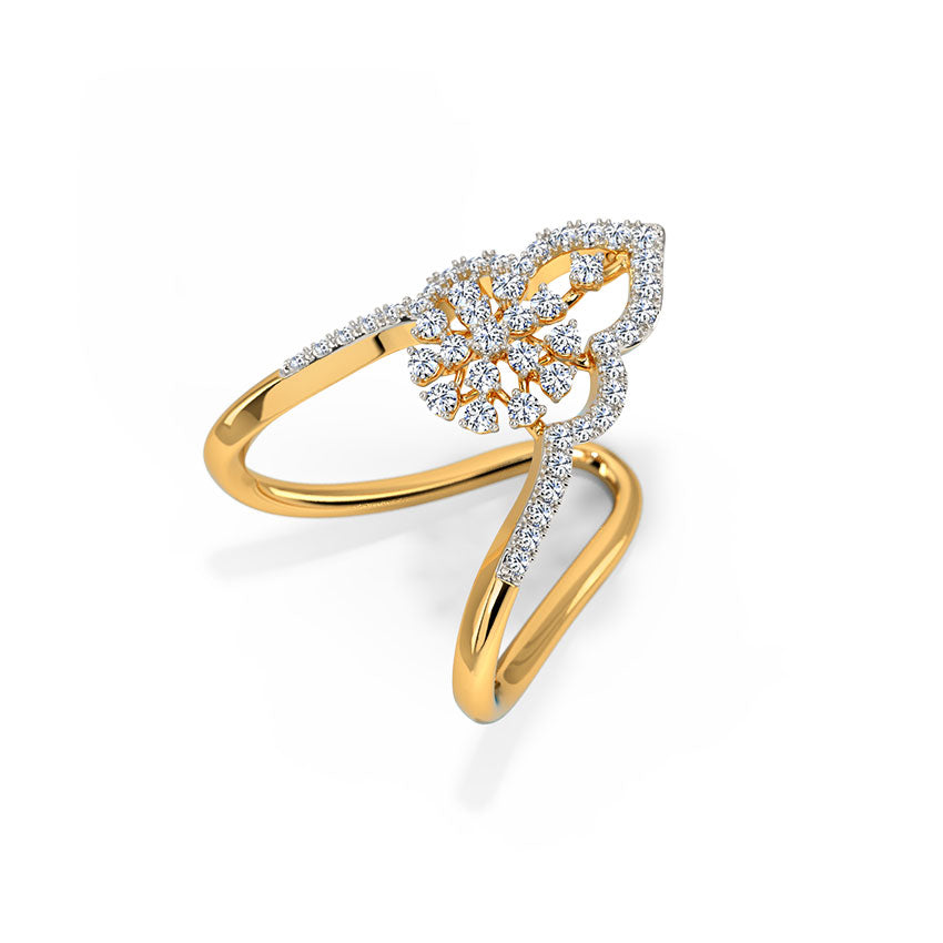 Diamond Majesty: Designer Ring of Brilliance
