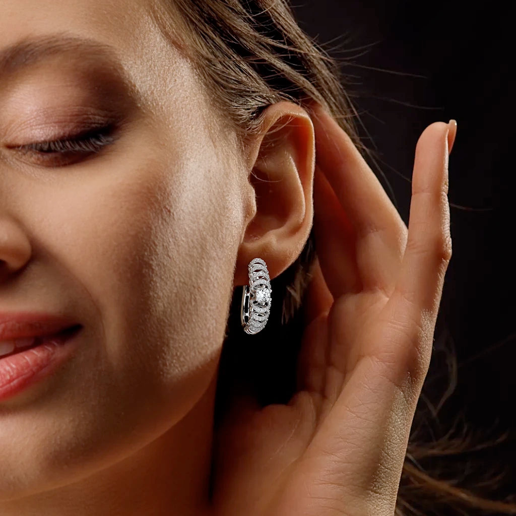 Shine Bright with Solitaire Earring