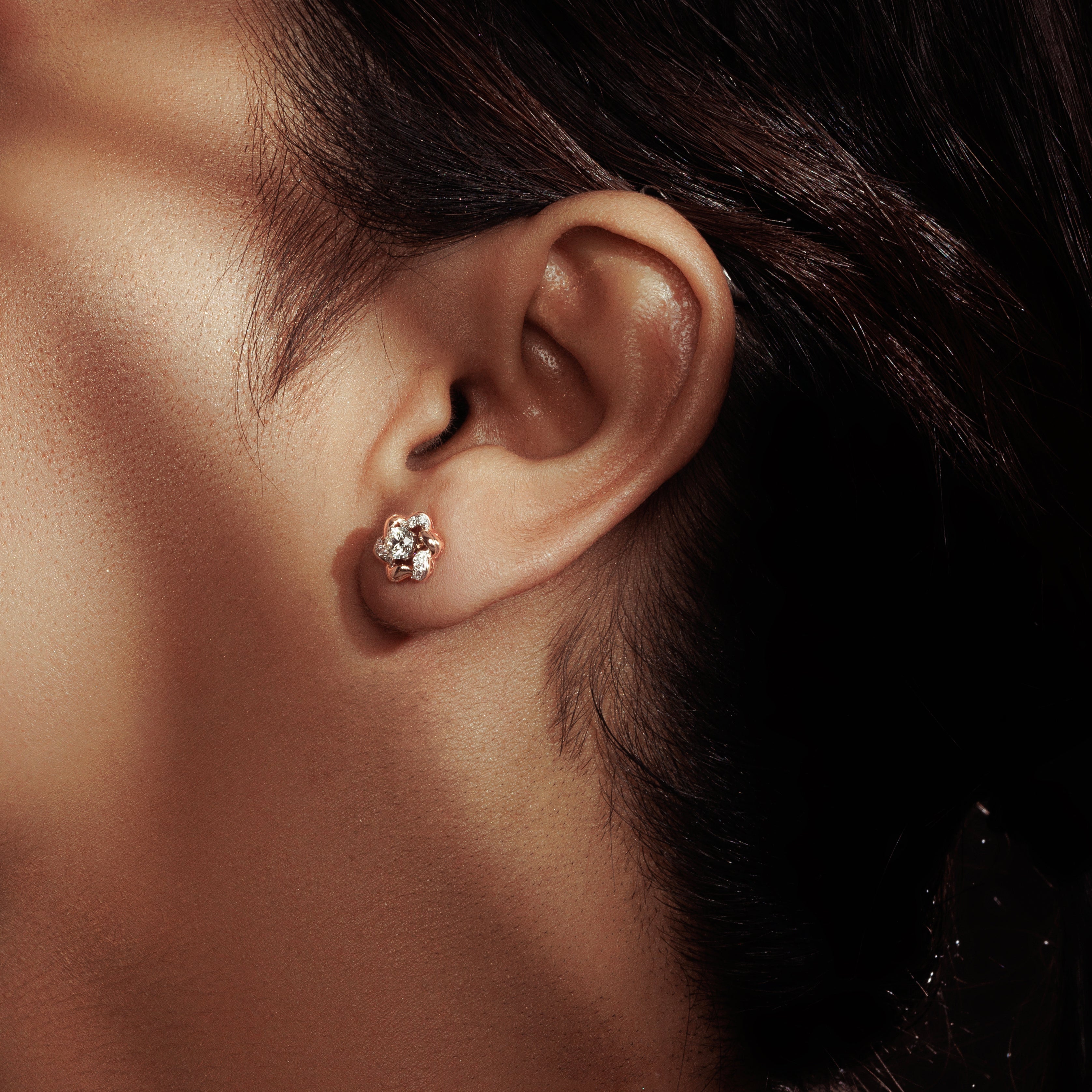 Timeless Sparkle: Solitaire Earring