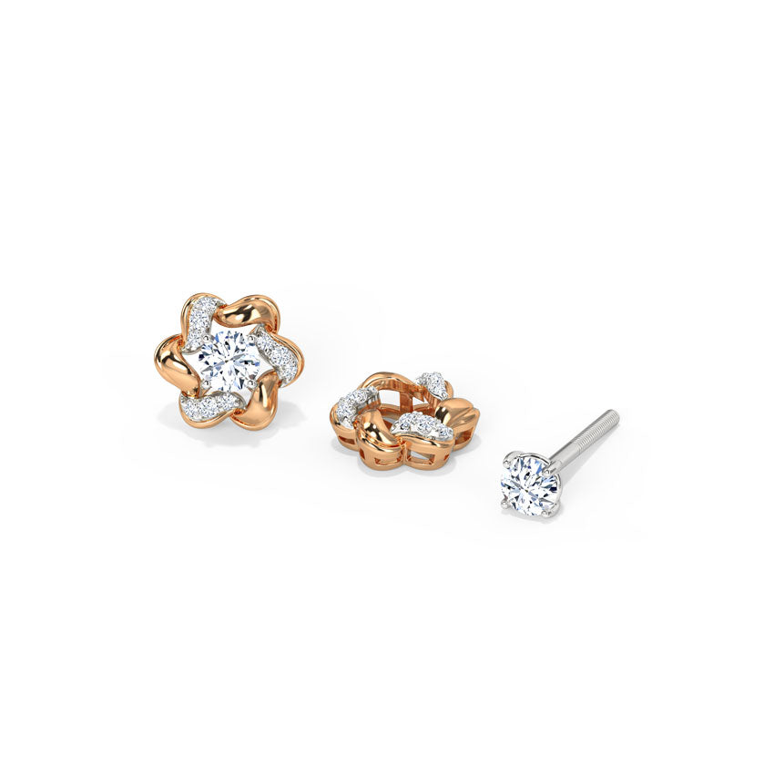 Timeless Sparkle: Solitaire Earring