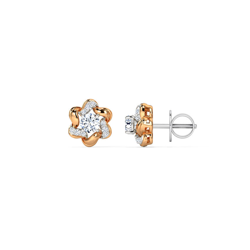 Timeless Sparkle: Solitaire Earring