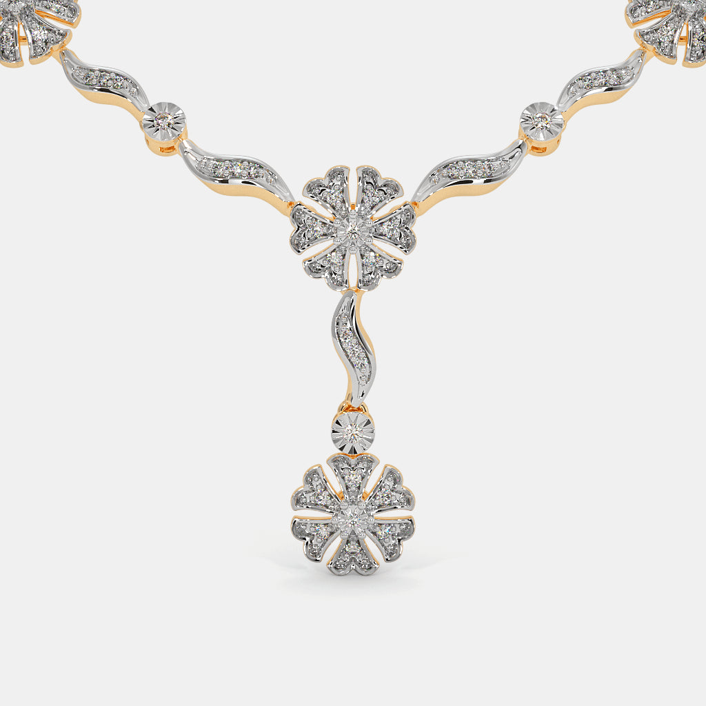 Unveil the Sparkle: Exquisite Diamond Necklace
