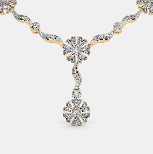 Unveil the Sparkle: Exquisite Diamond Necklace