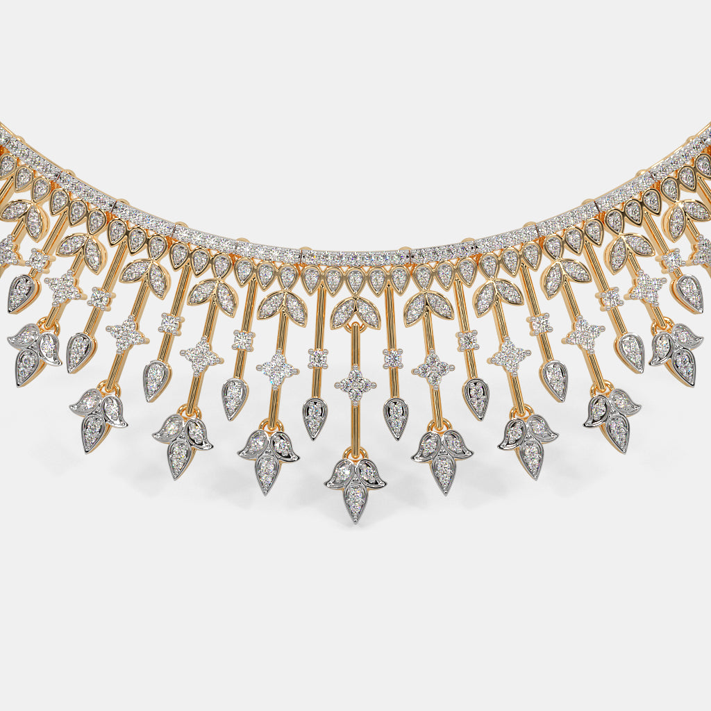 Radiant Reflections: Diamond Necklace Perfection