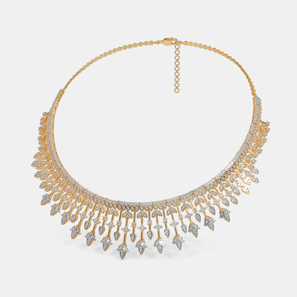 Radiant Reflections: Diamond Necklace Perfection