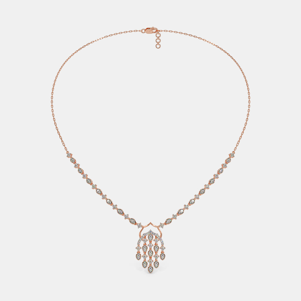 Luxe Radiance: Exquisite Diamond Necklace