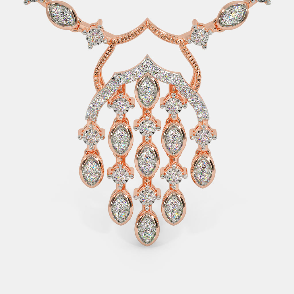 Luxe Radiance: Exquisite Diamond Necklace