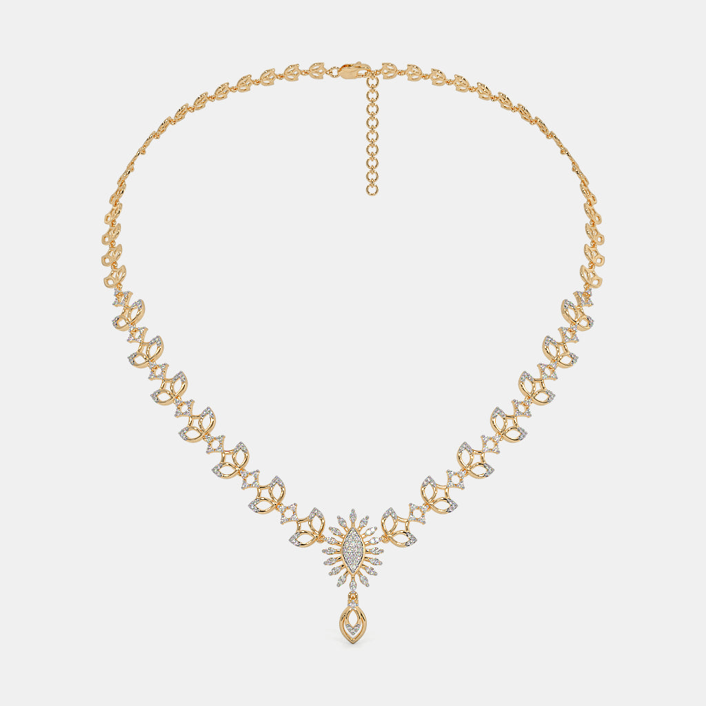 Glitz & Glam: Diamond Necklace Perfection