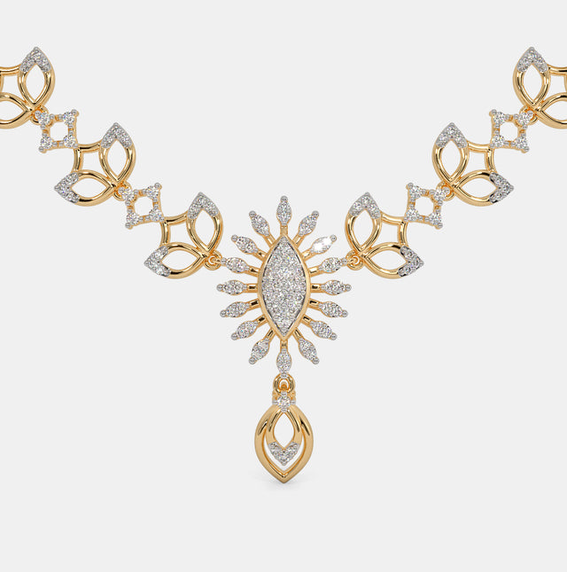 Glitz & Glam: Diamond Necklace Perfection