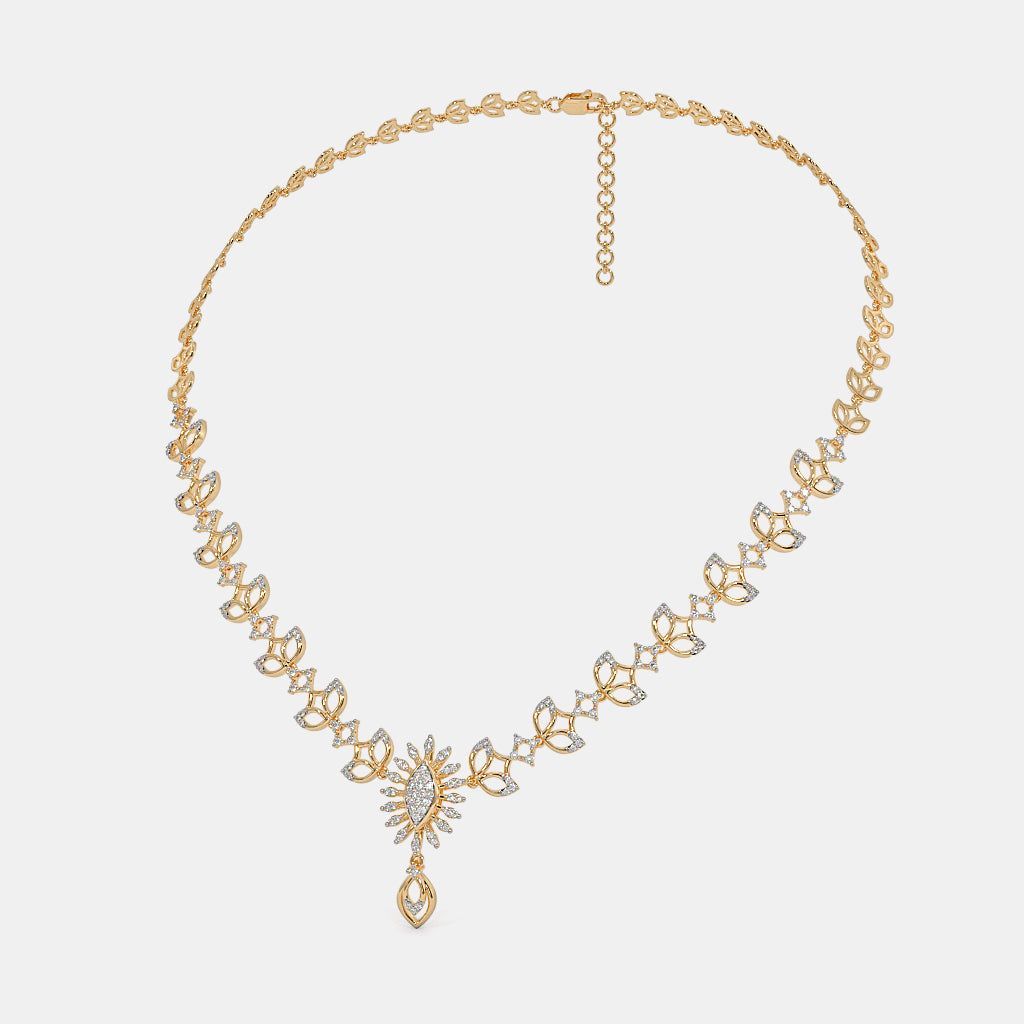 Glitz & Glam: Diamond Necklace Perfection