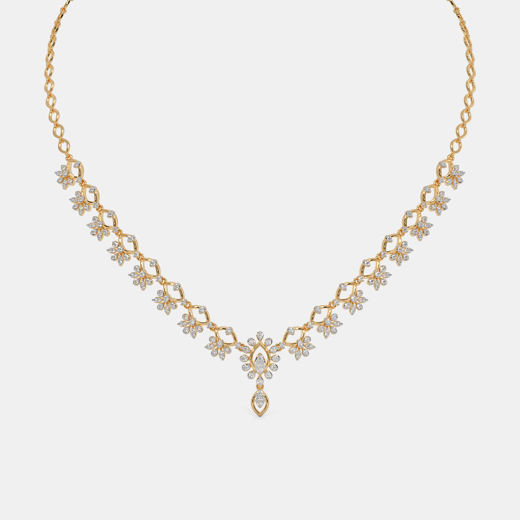 Glistening Grandeur: Diamond Necklace Elegance