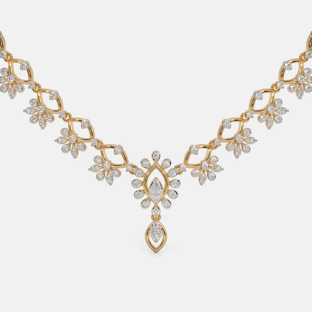 Glistening Grandeur: Diamond Necklace Elegance