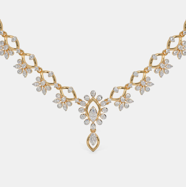Glistening Grandeur: Diamond Necklace Elegance