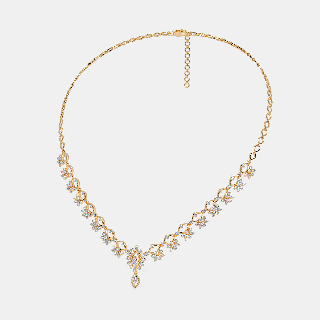 Glistening Grandeur: Diamond Necklace Elegance