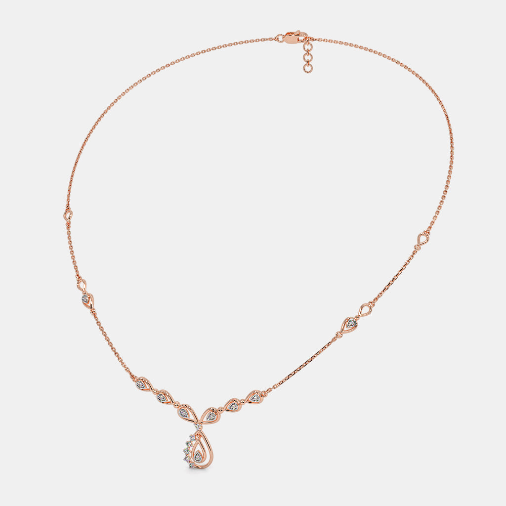 Radiance Refined: Sparkling Diamond Necklace Collection