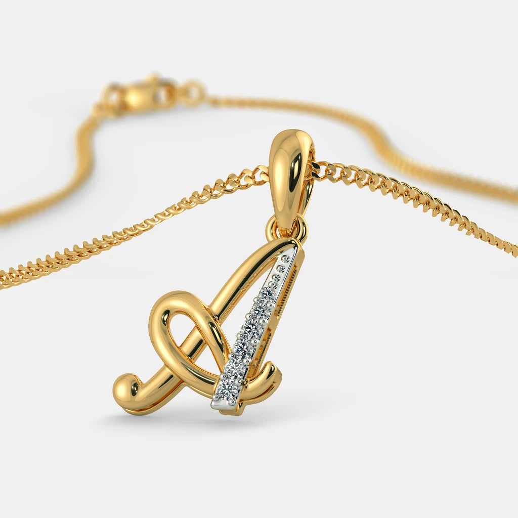 A Touch of Grace: The Serene A Pendant