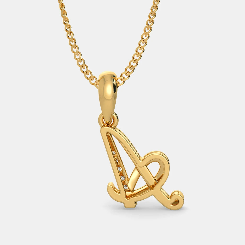 A Touch of Grace: The Serene A Pendant
