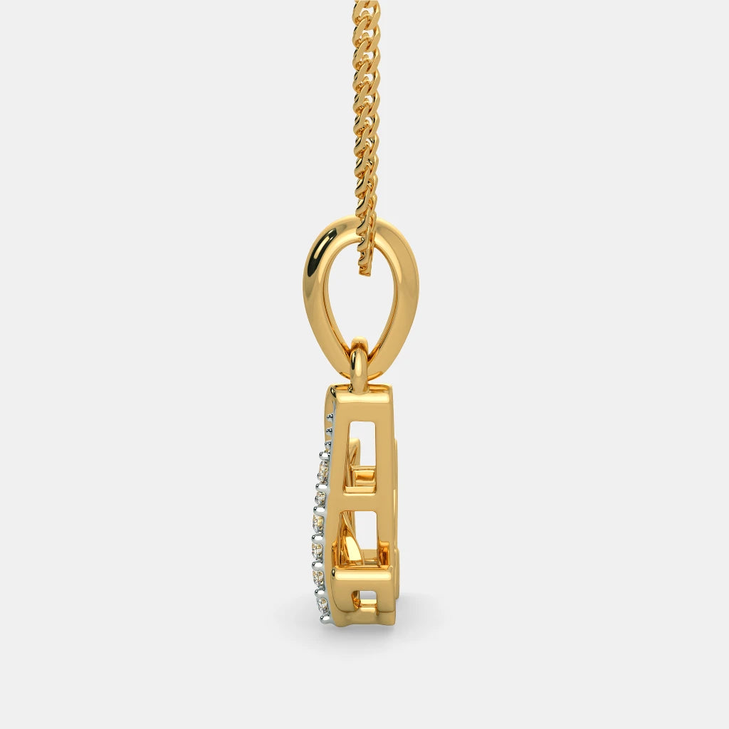 A Touch of Grace: The Serene A Pendant