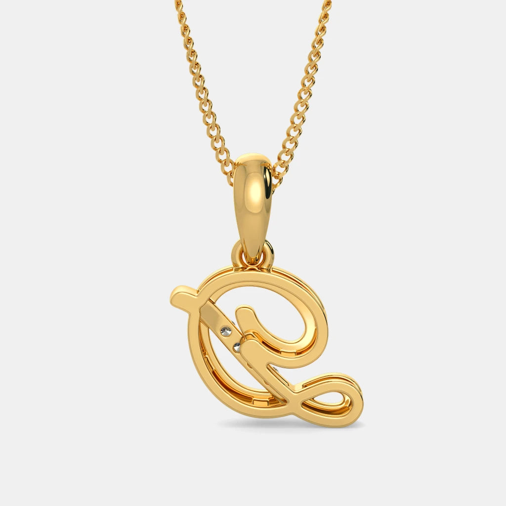 Illuminate Your Style with the Serene D Pendant
