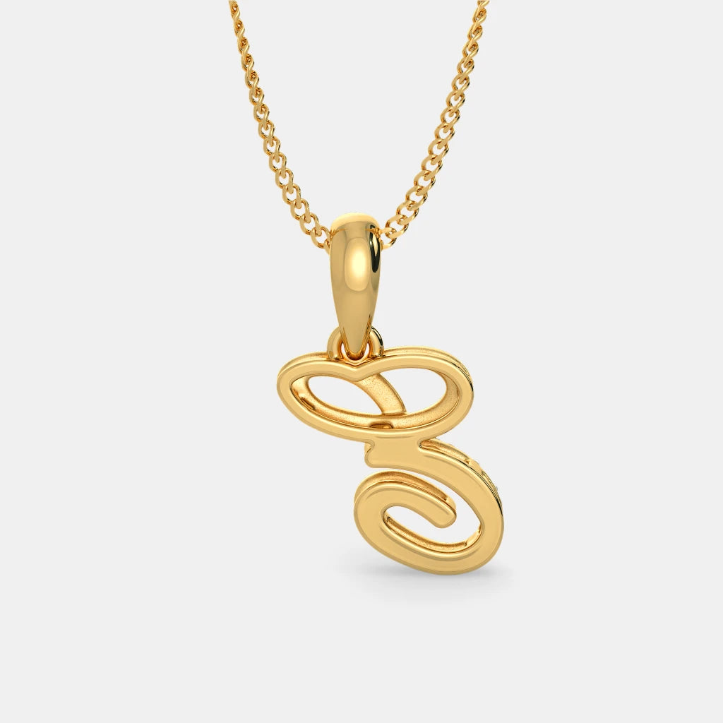Timeless Beauty: The E Pendant