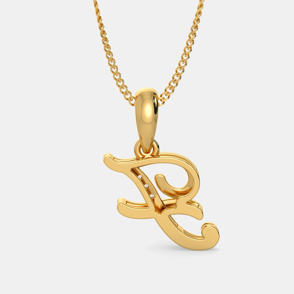 Elevate Your Look with the Perfect F Pendant