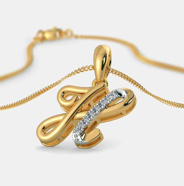 Elegance and Sophisticated: The Beautiful H Pendant