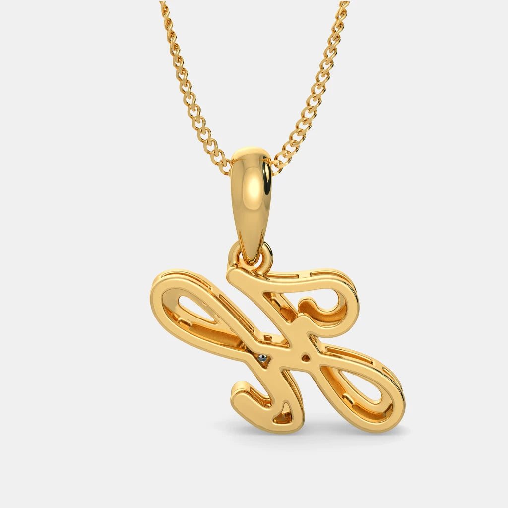 Elegance and Sophisticated: The Beautiful H Pendant