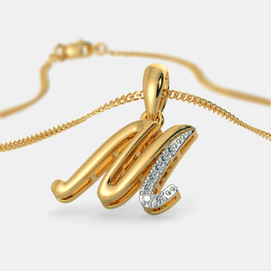 A Touch of Grace: The Serene M Pendant