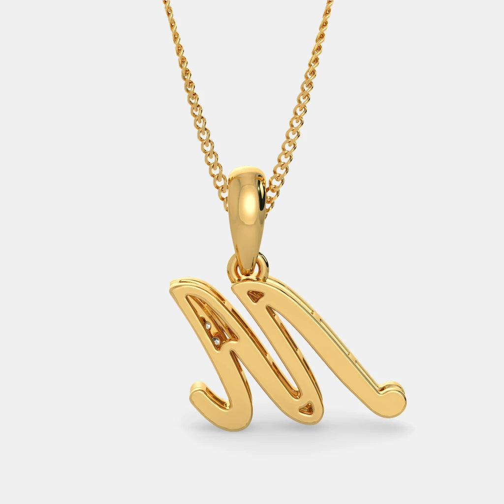 A Touch of Grace: The Serene M Pendant