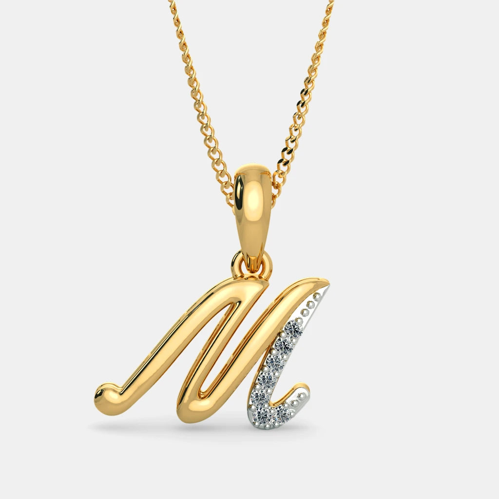 A Touch of Grace: The Serene M Pendant